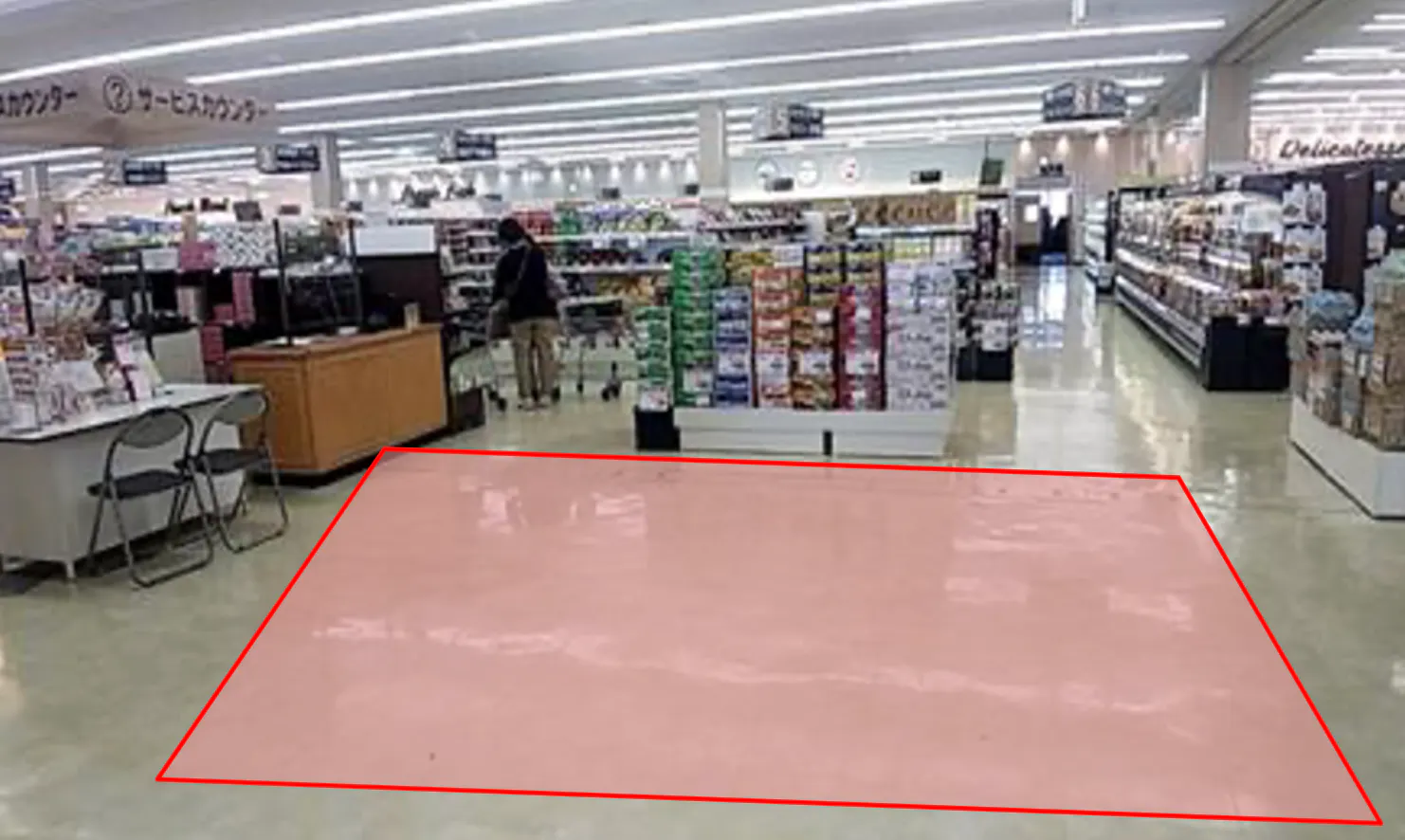 【ゆめマート 豊前】サービスカウンター横　物販のポップアップストアや販促プロモーションにおすすめな催事イベントスペース