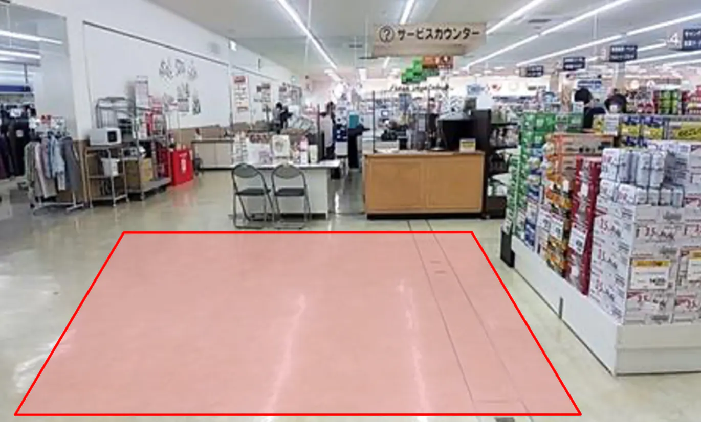 【ゆめマート 豊前】サービスカウンター横 物販のポップアップストアや販促プロモーションにおすすめな催事イベントスペース