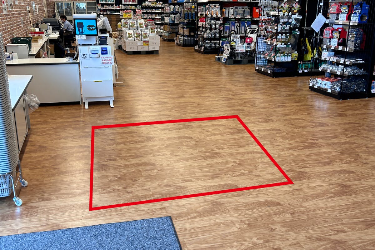 【おてんとさん水沢店】販促プロモーションに最適な入口近くのレンタルスペース