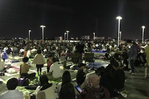 【ヘイワールド!!/スカイエリア_こうのす花火大会鑑賞会】10/11限定_食物販イベント可能な屋外スペース