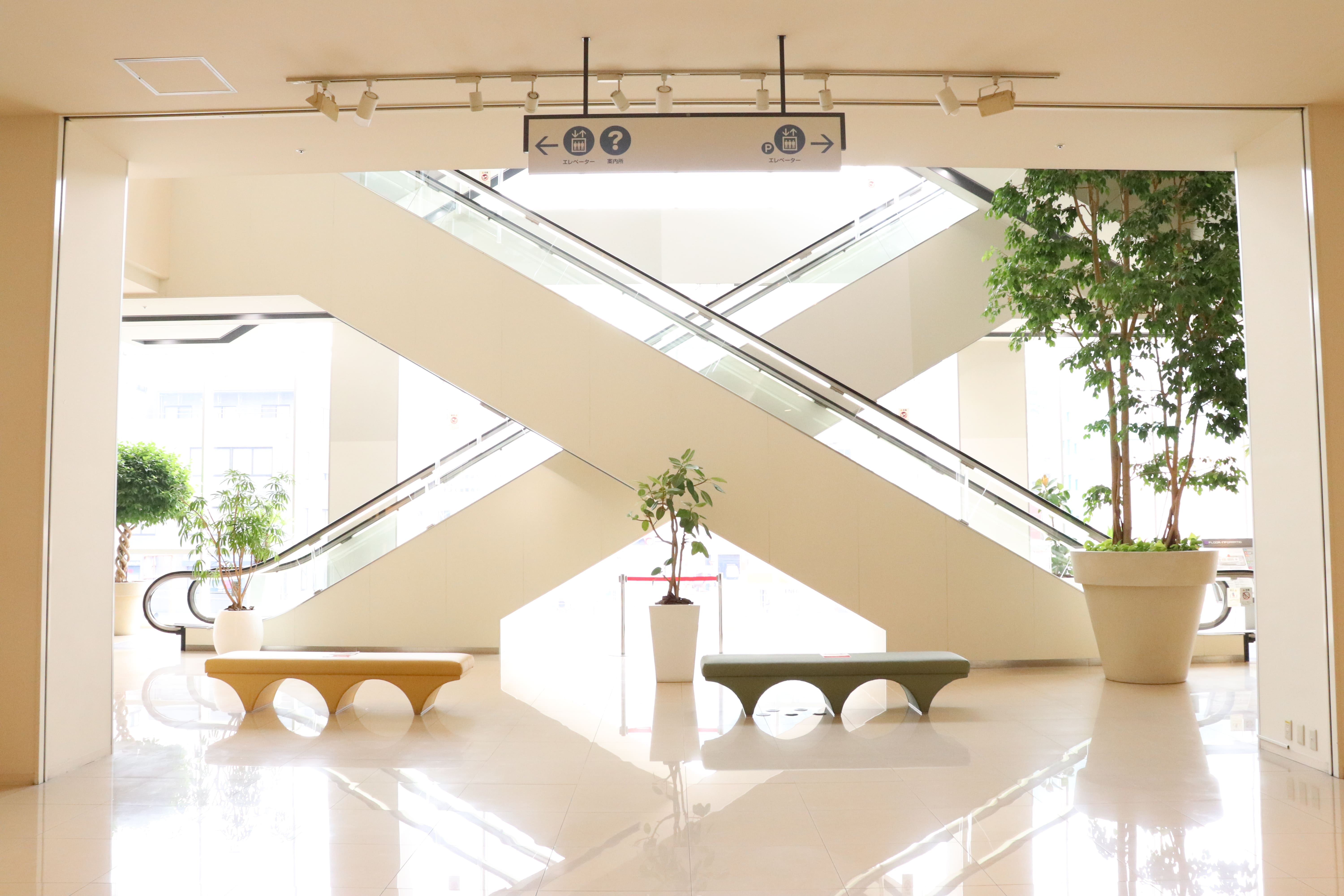 【みらい長崎ココウォーク】ポップアップストアに利用可能なエスカレーターそば2Fイベントスペースの画像6