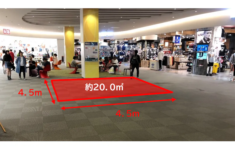 【ダイバーシティ東京 プラザ】5階 多目的スペース