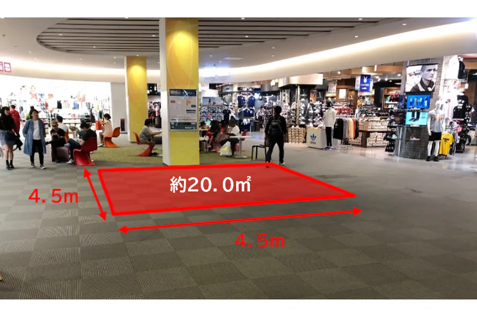 【ダイバーシティ東京 プラザ】5階 多目的スペース