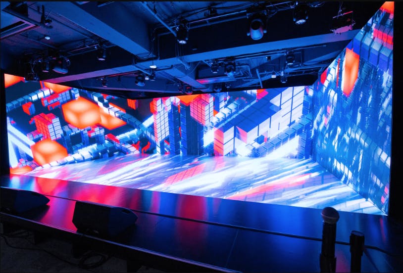 【赤羽橋駅5分】撮影や配信に最適な4面LEDパネルと映像システムを常設したイベントスペースの画像
