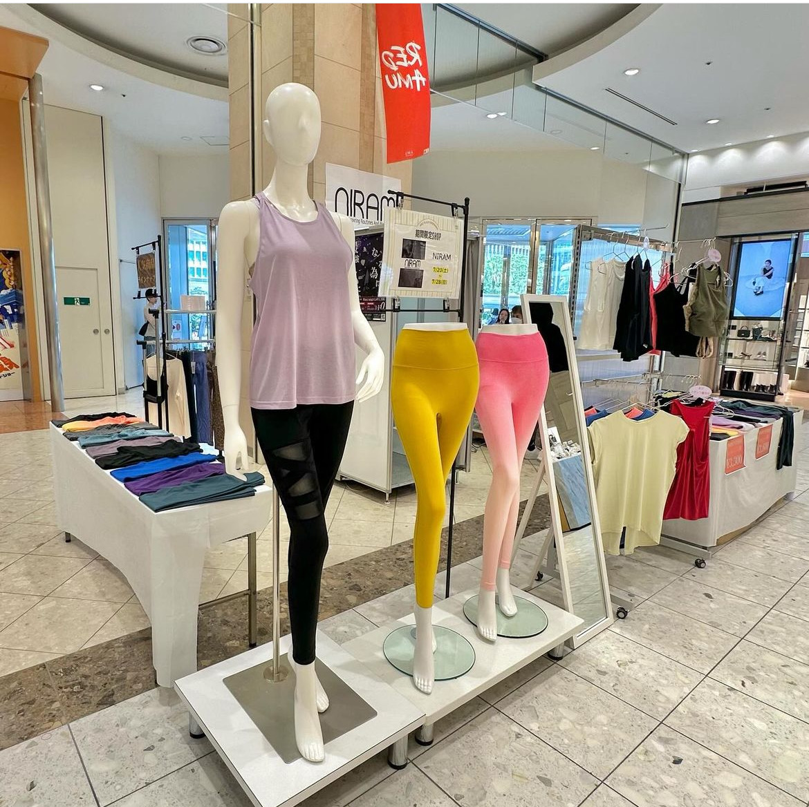 【アミュプラザ鹿児島】AMU広場入り口すぐの食物販やファッション関連の催事に最適なポップアップスペース