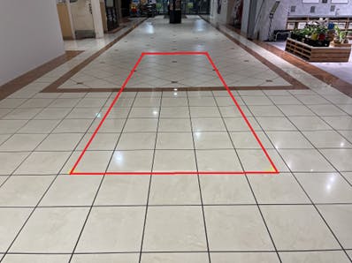 【イオンモール新居浜】『1F 催事スペースI(C入口近く)』-レストラン街とメインコートを結ぶ通路スペースで、展示やPRイベントに最適！の画像