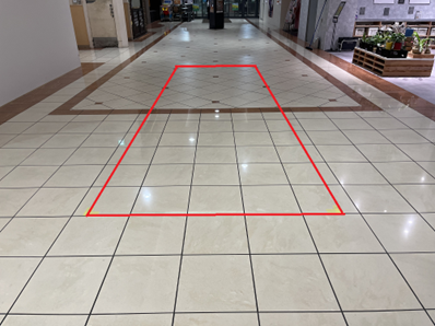 【イオンモール新居浜】『1F 催事スペースI(C入口近く)』-レストラン街とメインコートを結ぶ通路スペースで、展示やPRイベントに最適！