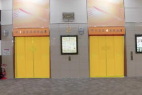 【イオンモール神戸北】モール内広告 エレベーター