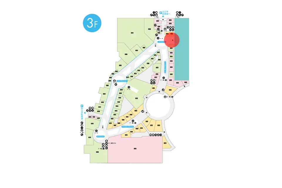 【ららぽーと横浜】3階 IY連絡口