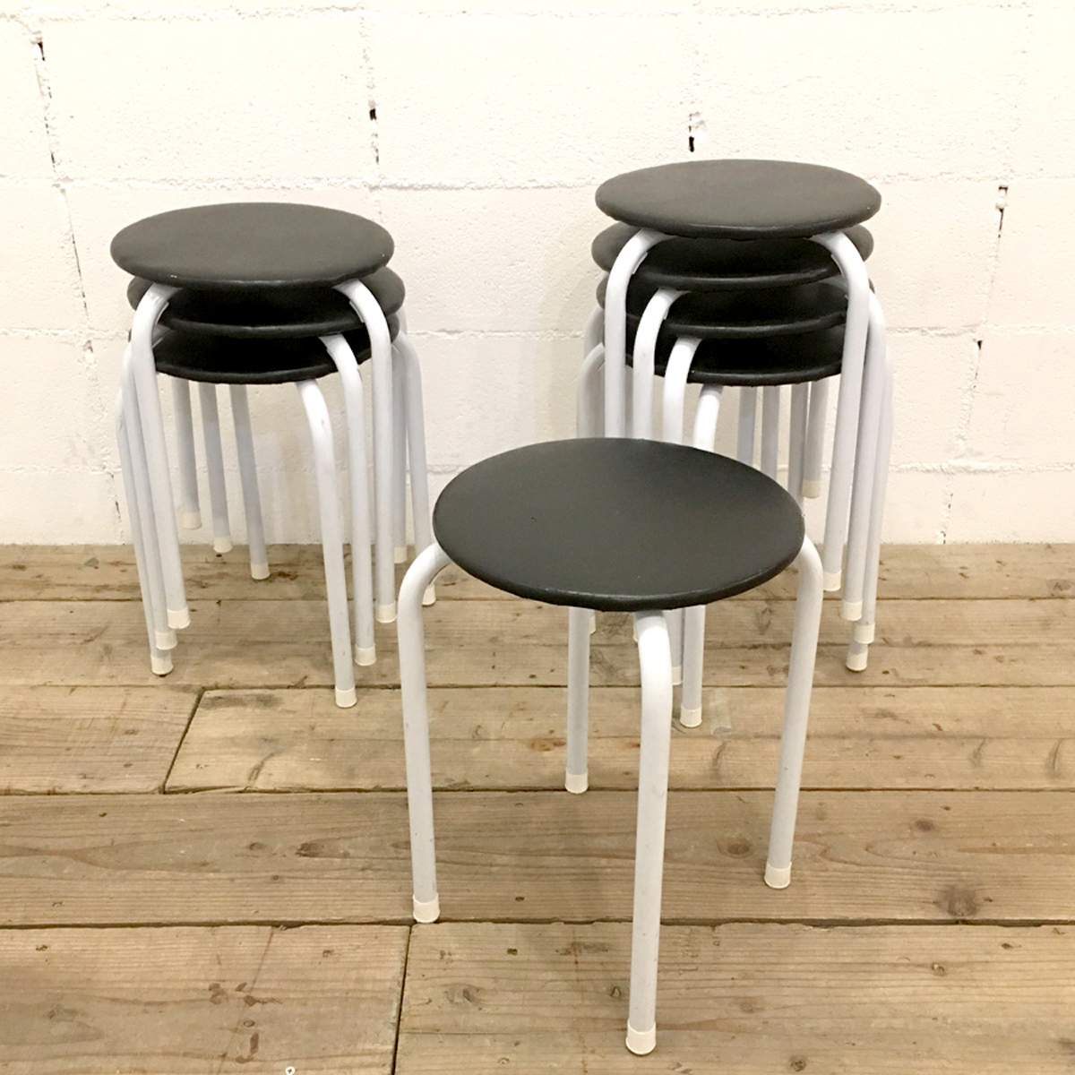 パイプ丸椅子×10