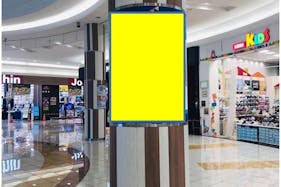 【イオンモールりんくう泉南】モール内広告 柱巻き