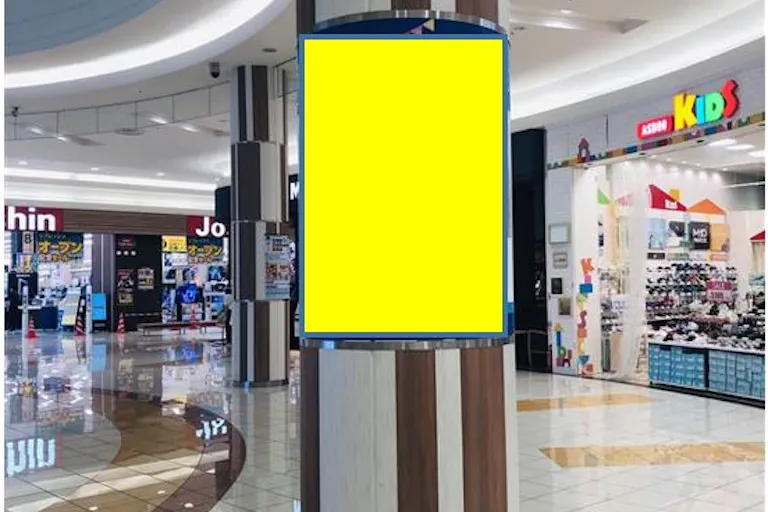 【イオンモールりんくう泉南】モール内広告 柱巻きの画像2