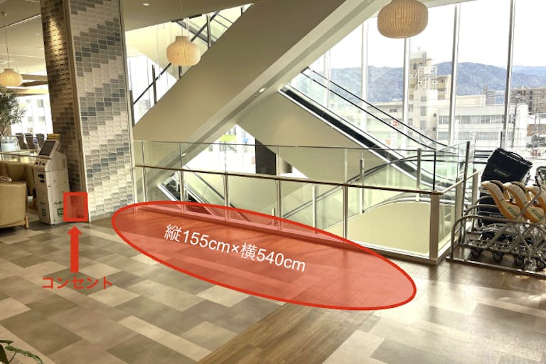 出店場所・コンセント位置