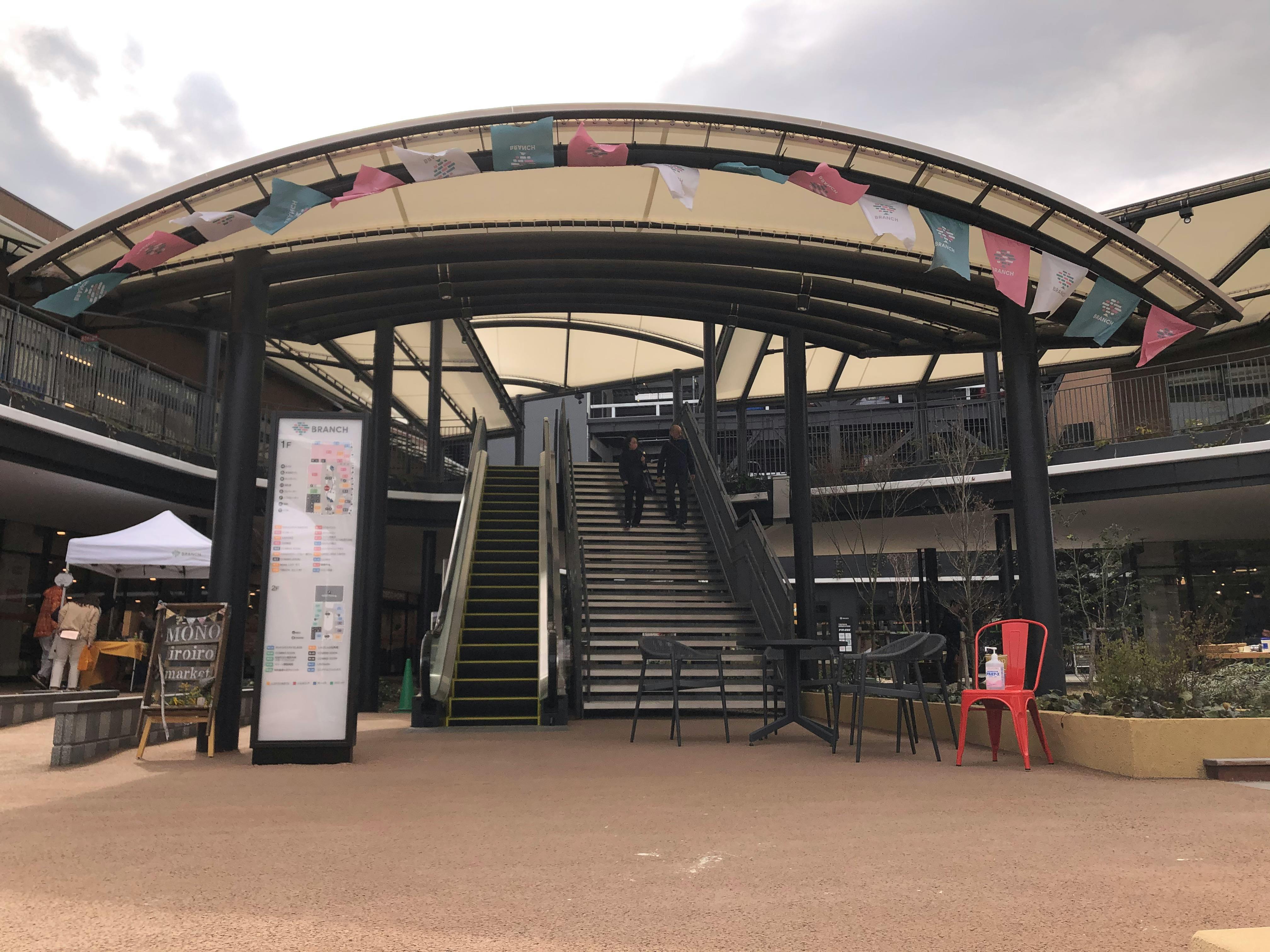 【BRANCH仙台】プロモーションやイベント利用に適した中央広場のエスカレーター下スペース