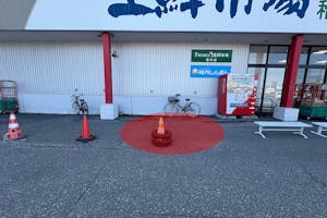 【フレッシュリ生鮮市場稚内店】キッチンカーや販促プロモーション等のイベントに適した入り口横の軒先スペース