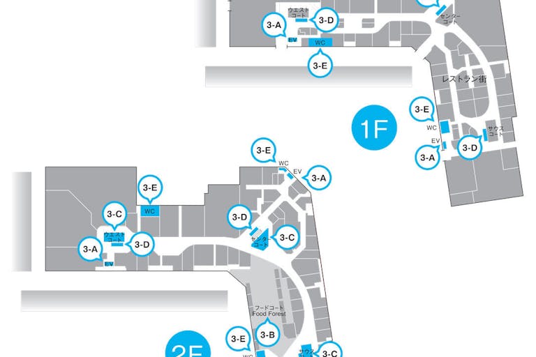 【イオンモール上尾】モール内広告 フードコートテーブルシール(3-B)の画像2