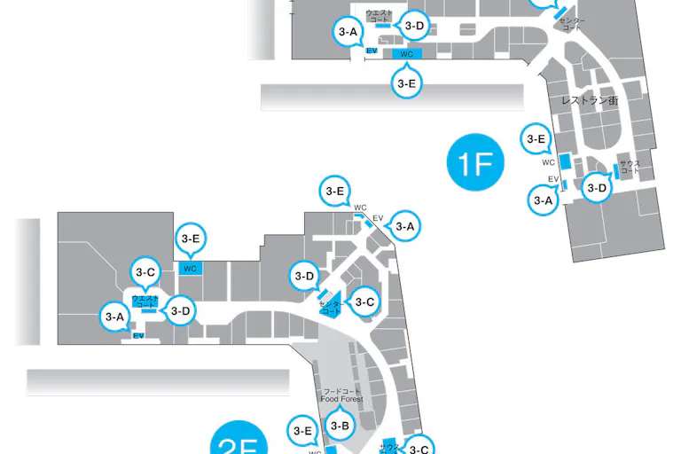 【イオンモール上尾】モール内広告 フードコートテーブルシール(3-B)の画像2