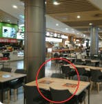 【イオンモール堺鉄砲町】モール内広告 フードコートステッカーの画像