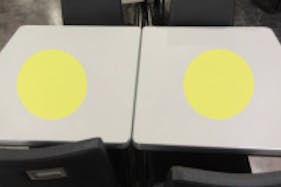 【イオンモール堺鉄砲町】モール内広告 フードコートステッカー