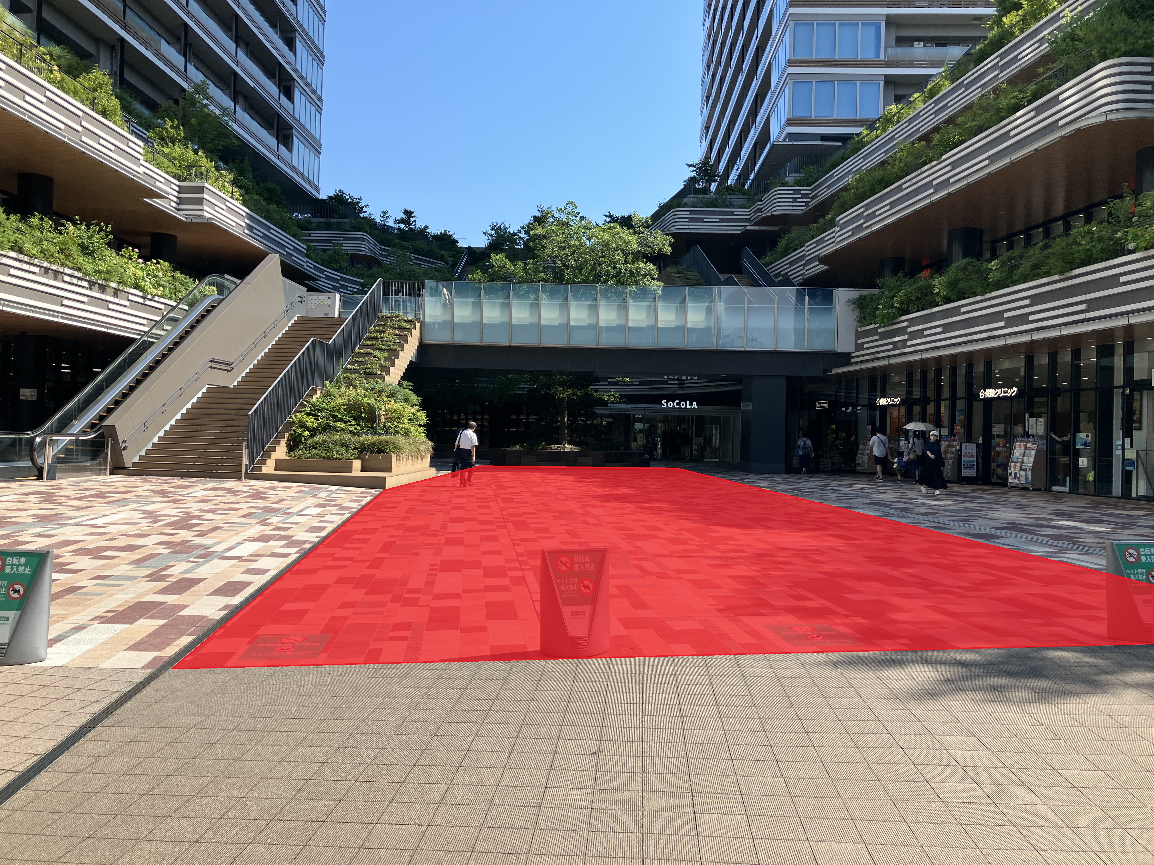 【SOCOLA武蔵小金井クロス】1階クロスコート広場 大型イベント・キッチンカー出店に最適な屋外催事イベントスペース