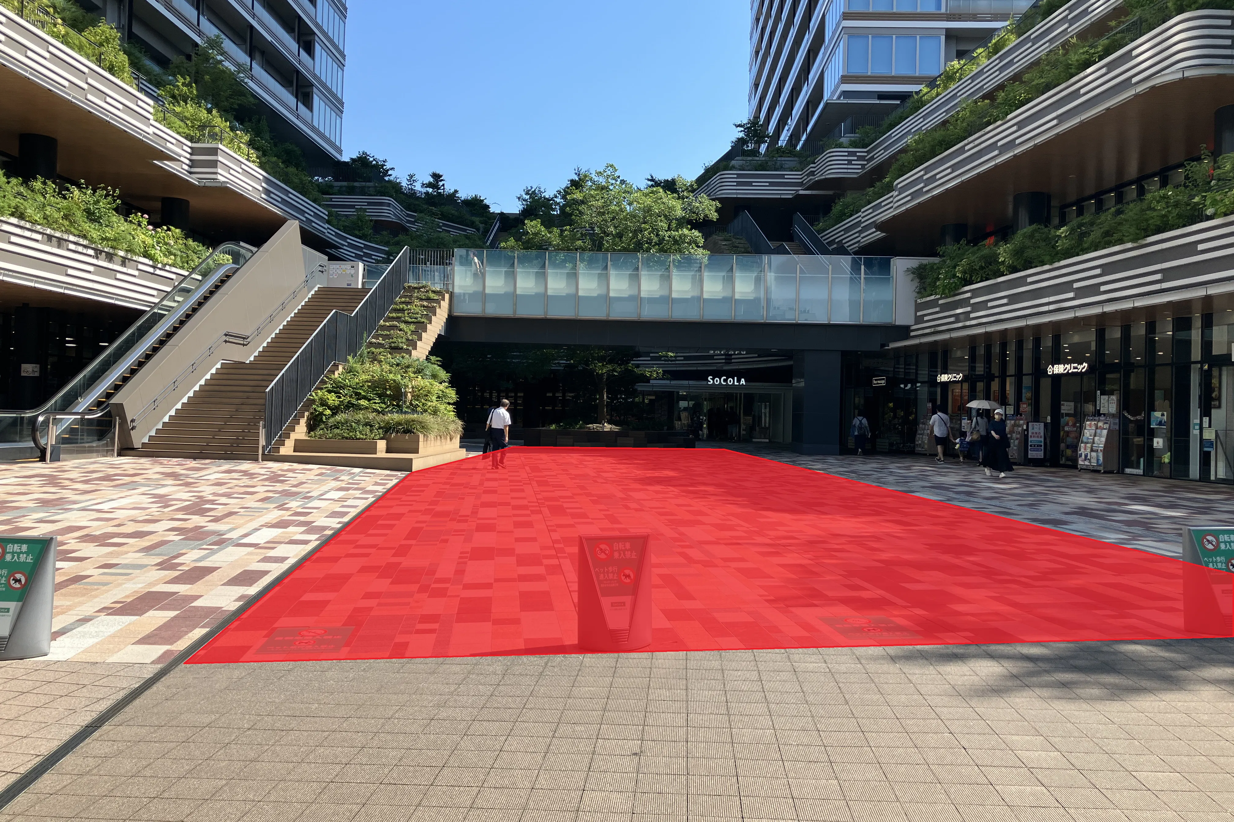 【SOCOLA武蔵小金井クロス】1階クロスコート広場 大型イベント・キッチンカー出店に最適な屋外催事イベントスペース