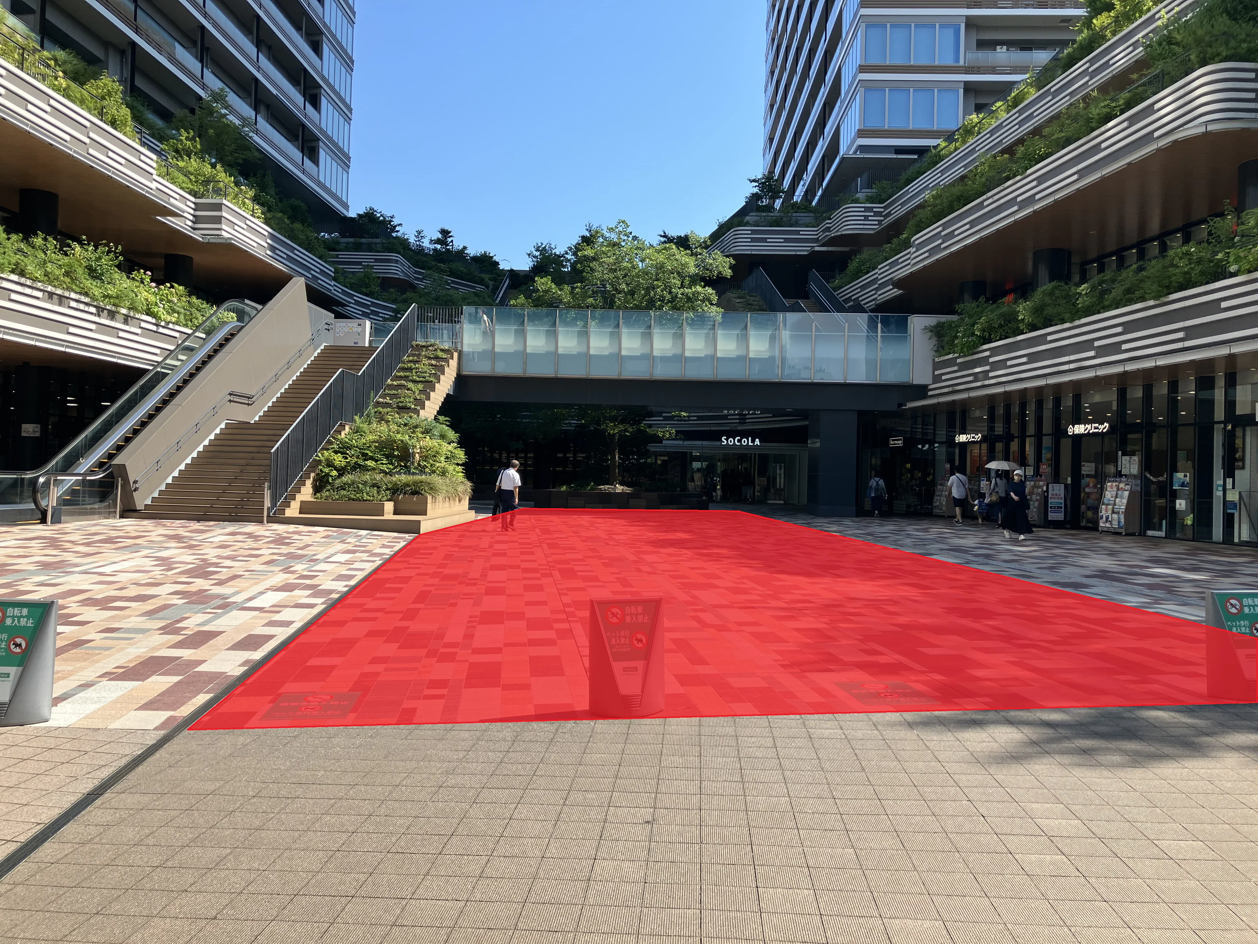 【SOCOLA武蔵小金井クロス】1階クロスコート広場 大型イベント・キッチンカー出店に最適な屋外催事イベントスペース