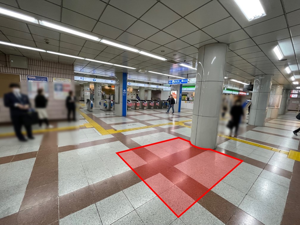 【横浜市営地下鉄ブルーラインあざみ野駅】各種プロモーションに最適な駅ナカの券売機横スペースの画像8