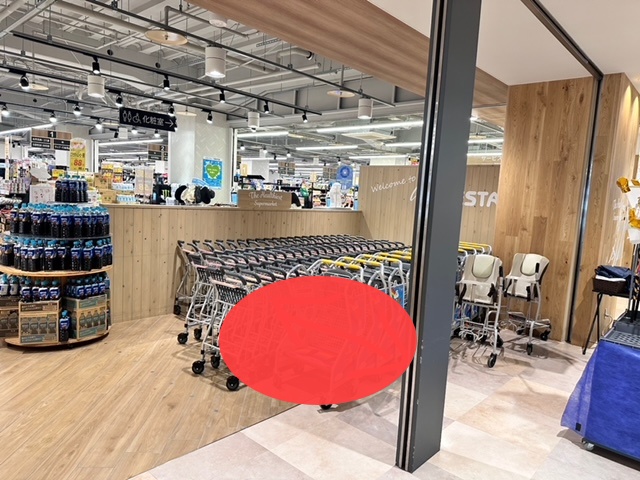 【フレスタアルパーク】食物販専用のスーパー内スペース