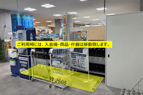 【メガセンタートライアル中間店】食物販やPR活動に最適な店内「④ 1Fエレベーター前」スぺース