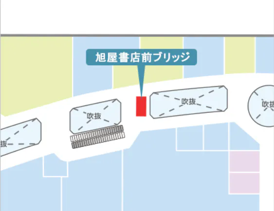 【イオンモール浦和美園*】3F旭屋書店前ブリッジ