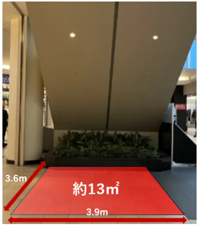 【ららぽーとTOKYO-BAY】南館1F 南Cエスカレーター裏