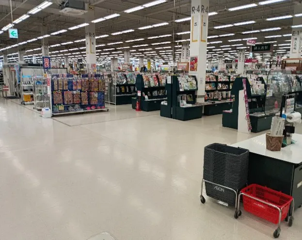 【イオンスーパーセンター金ケ崎店】サビカン向かい催事場 販促プロモーションや物販に最適なスーパー店内催事イベントスペース
