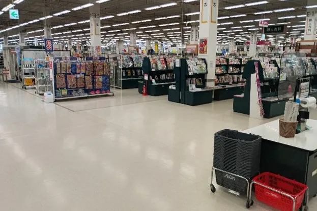 【イオンスーパーセンター金ケ崎店】サビカン向かい催事場 販促プロモーションや物販に最適なスーパー店内催事イベントスペース
