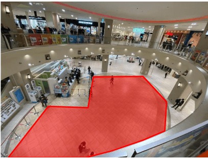 【あべのキューズモール】「①B1F サークルプラザ」（地下鉄直結）大規模なプロモーション用途や物販、食物販のポップアップに最適なイベントスペース