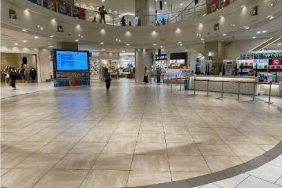 【あべのキューズモール】「①B1F サークルプラザ」(地下鉄直結)大規模なプロモーション用途や物販、食物販のポップアップに最適なイベントスペース