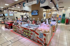 【マルイファミリー志木】1階 カレンダリウムF09【食物販・調理行為可能】生鮮食品フロアーに位置し、集合型のサークル状の区画。実演販売に最適なスペースです。
