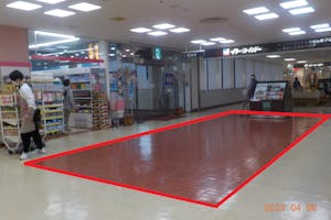 【松竹大船ショッピングセンター】ポップアップストアや催事に適した2Fエントランス-1&2(大サイズ)のイベントスペース