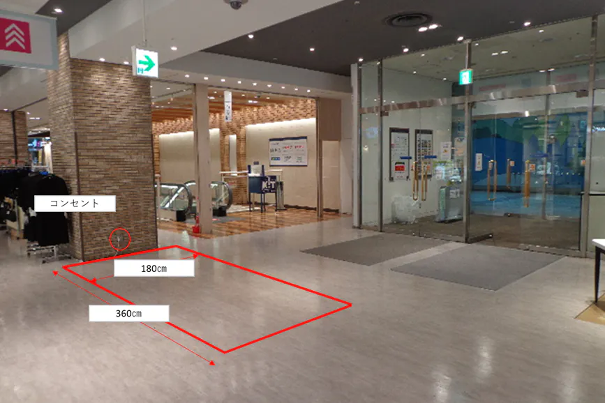 【アルカキット錦糸町】1階 エントランス5前特設会場