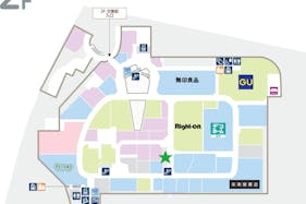 【イオンモール多摩平の森】モール内広告 エスカレーター中央側面