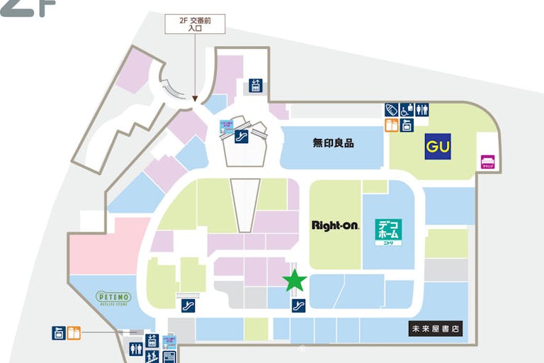 【イオンモール多摩平の森】モール内広告 エスカレーター中央側面の画像2