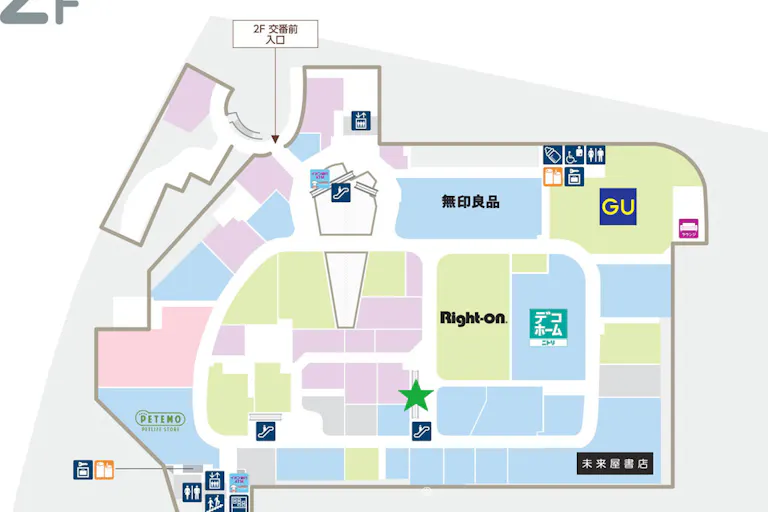 【イオンモール多摩平の森】モール内広告 エスカレーター中央側面の画像2