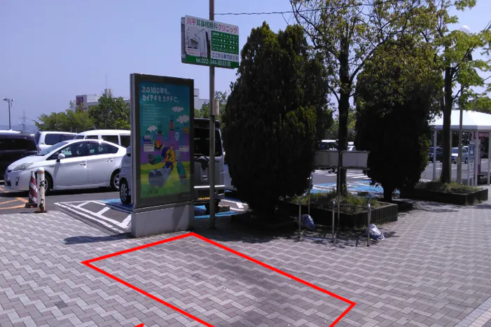 【イオン仙台中山店】食品入口左 キッチンカー出店に最適なスーパー店内催事イベントスペース