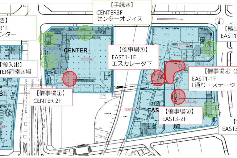 【みのおキューズモール】「⑤EAST3-2F ユニクロ前スペース」物販催事やワークショップに適した、エスカレーター近く通行量の多いイベントスペースの画像5