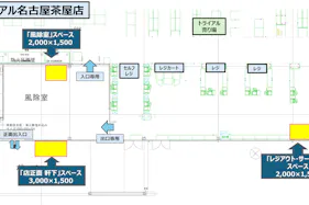 【スーパーセンタートライアル名古屋茶屋店】「販促プロモ活動」や「物販」に最適な トライアル名古屋茶屋店『ポーチ内 軒下』スペース