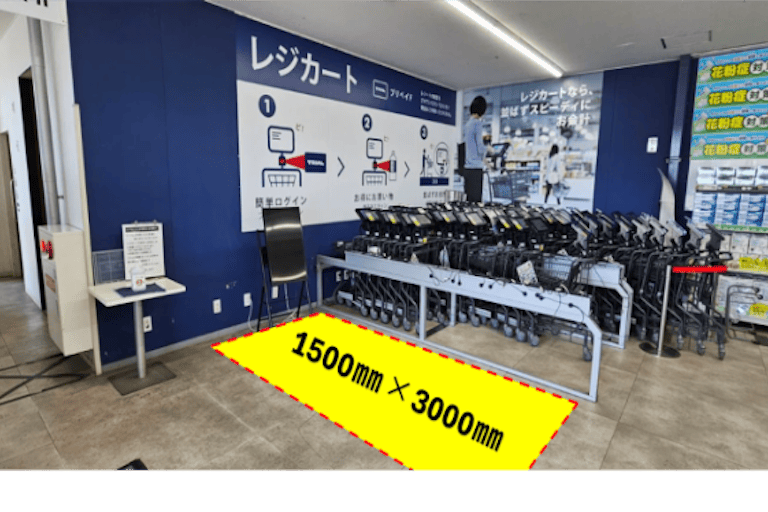 出店スペース:出入口「正面」