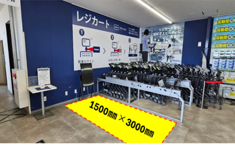 出店スペース:出入口「正面」