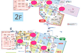 【イオンモール太田】モール内広告 エスカレーター