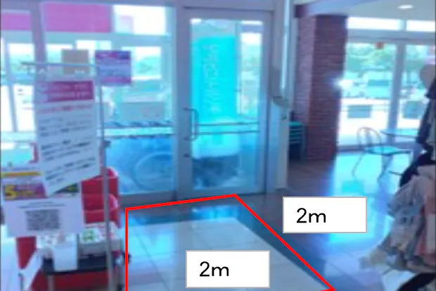 【マックスバリュ米沢駅前】入口前 販促プロモーションや物販に最適なスーパー店内催事イベントスペース