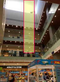 【イオンモール名古屋茶屋】モール内広告 大型バナー/通路バナー