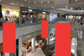 【イオンモール名古屋茶屋】モール内広告 大型バナー/通路バナー